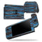 Abstract Wet Paint Dark Blues - Skin Wrap Decal for Nintendo Switch Lite Console & Dock - 3DS XL - 2DS - Pro - DSi - Wii - Joy-Con Gaming Controller