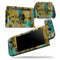 Abstract Wet Paint Gold - Skin Wrap Decal for Nintendo Switch Lite Console & Dock - 3DS XL - 2DS - Pro - DSi - Wii - Joy-Con Gaming Controller