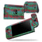 Abstract Wet Paint Mint Green to Red - Skin Wrap Decal for Nintendo Switch Lite Console & Dock - 3DS XL - 2DS - Pro - DSi - Wii - Joy-Con Gaming Controller