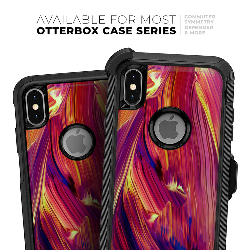 Blurred Abstract Flow V17 - Skin Kit for the iPhone OtterBox Cases