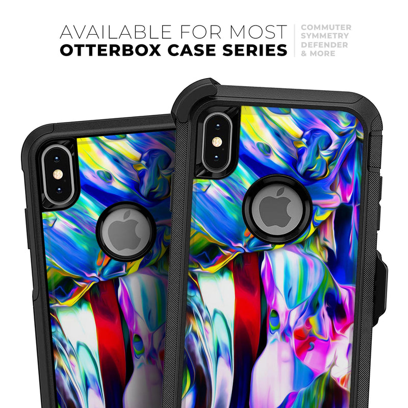 Blurred Abstract Flow V21 - Skin Kit for the iPhone OtterBox Cases