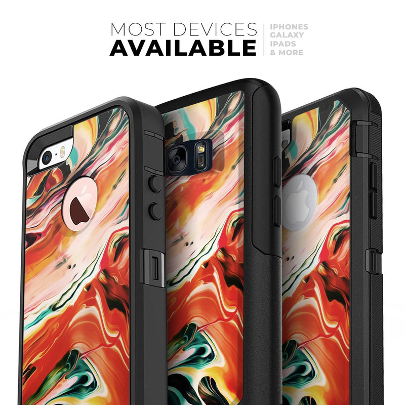 Blurred Abstract Flow V26 - Skin Kit for the iPhone OtterBox Cases