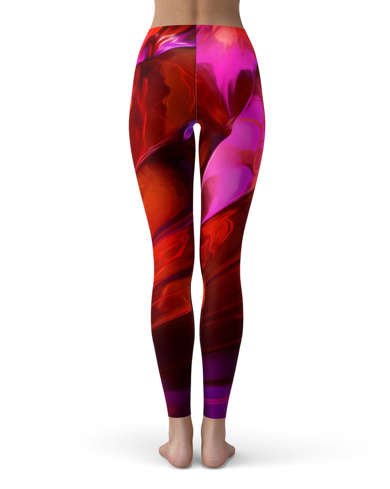 Blurred Abstract Flow V45 - All Over Print Womens Leggings / Yoga