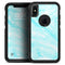 Bright Blue Textured Marble - Skin Kit for the iPhone OtterBox Cases