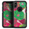 Bright Pink and Green Flowers - Skin Kit for the iPhone OtterBox Cases
