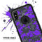 Bright Purple and Gray Digital Camouflage - Skin Kit for the iPhone OtterBox Cases