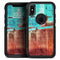 Bright Turquise Rusted Surface - Skin Kit for the iPhone OtterBox Cases