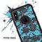 Bright Turquoise and Gray Digital Camouflage - Skin Kit for the iPhone OtterBox Cases