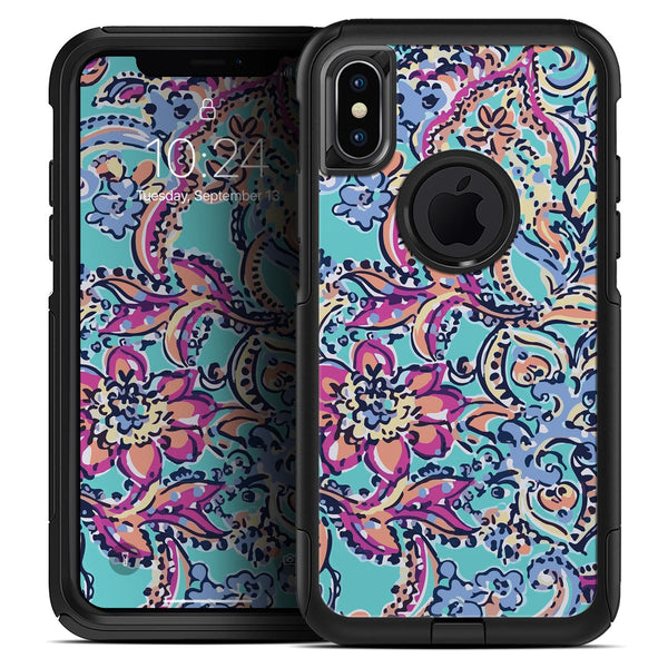 Bright WaterColor Floral - Skin Kit for the iPhone OtterBox Cases