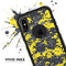 Bright Yellow and Gray Digital Camouflage - Skin Kit for the iPhone OtterBox Cases