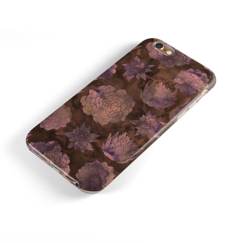 Brown_Floral_Succulents_-_iPhone_6s_-_Gold_-_Clear_Rubber_-_Hybrid_Case_-_Shopify_-_V6.jpg
