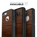 Dark Brown Wood Grain - Skin Kit for the iPhone OtterBox Cases