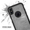 Dark Silver Marble Swirl V6 - Skin Kit for the iPhone OtterBox Cases