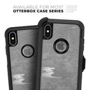 Dark Silver Marble Swirl V7 - Skin Kit for the iPhone OtterBox Cases