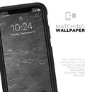 Dark Silver Marble Swirl V8 - Skin Kit for the iPhone OtterBox Cases