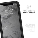 Dark Silver Marble Swirl V9 - Skin Kit for the iPhone OtterBox Cases