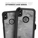 Dark Silver Marble Swirl V9 - Skin Kit for the iPhone OtterBox Cases