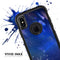 Deep Blue Unfocused Scratches - Skin Kit for the iPhone OtterBox Cases