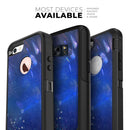 Deep Blue Unfocused Scratches - Skin Kit for the iPhone OtterBox Cases