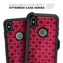 Deep Fuschia Oval Pattern - Skin Kit for the iPhone OtterBox Cases