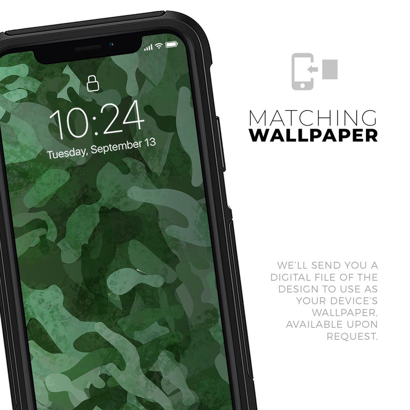 Desert Green Camouflage V2 - Skin Kit for the iPhone OtterBox Cases