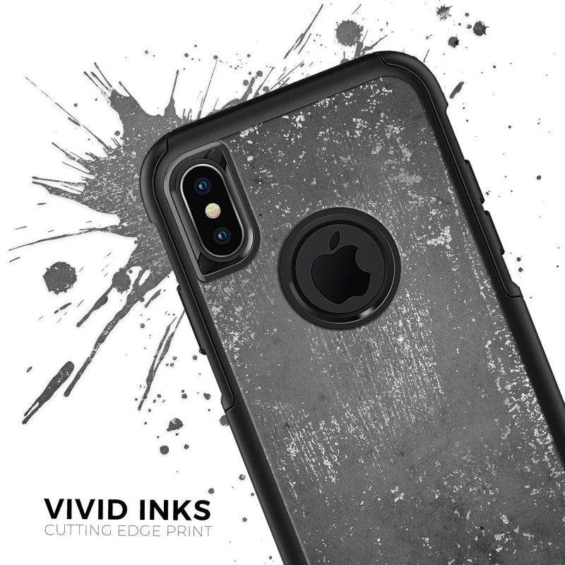 Distressed Silver Texture v14 - Skin Kit for the iPhone OtterBox Cases