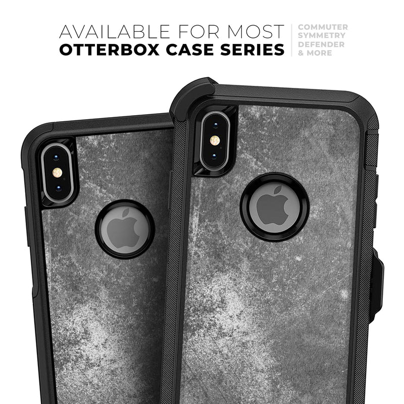 Distressed Silver Texture v2 - Skin Kit for the iPhone OtterBox Cases