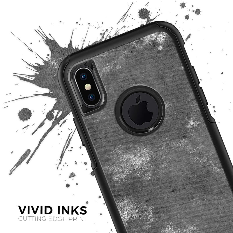 Distressed Silver Texture v5 - Skin Kit for the iPhone OtterBox Cases