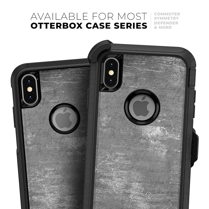 Distressed Silver Texture v7 - Skin Kit for the iPhone OtterBox Cases