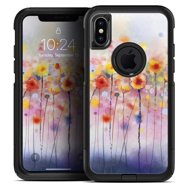 Drizzle Watercolor Flowers V1 - Skin Kit for the iPhone OtterBox Cases