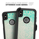 Faded Teal Pattern Of Decadence  - Skin Kit for the iPhone OtterBox Cases