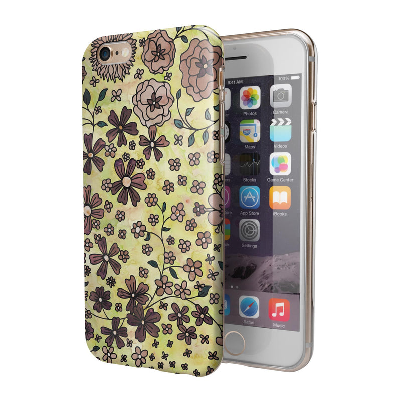 Floral_Pattern_on_Yellow_Watercolor_-_iPhone_6s_-_Gold_-_Clear_Rubber_-_Hybrid_Case_-_Shopify_-_V3.jpg