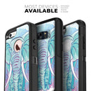 Flourished Blue & Purple Sacred Elephant - Skin Kit for the iPhone OtterBox Cases