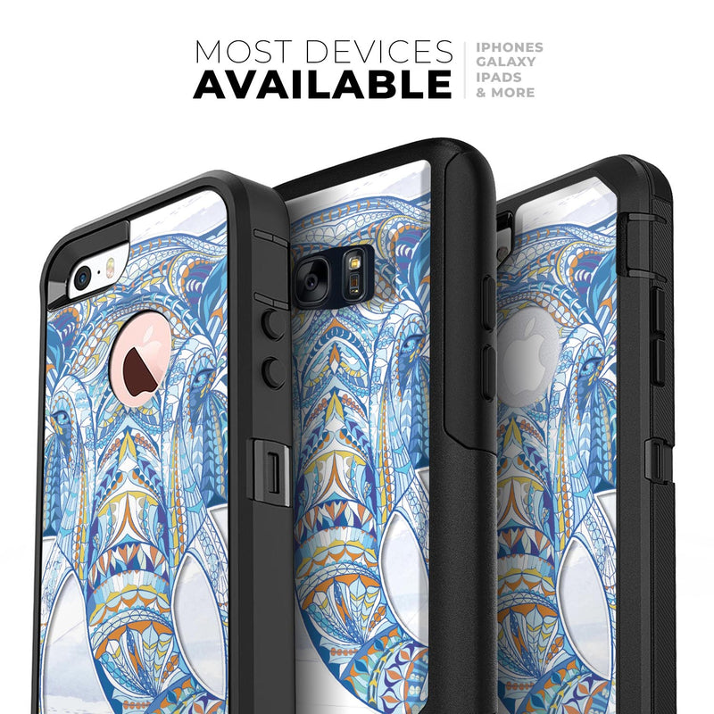 Geometric Sacred Elephant - Skin Kit for the iPhone OtterBox Cases