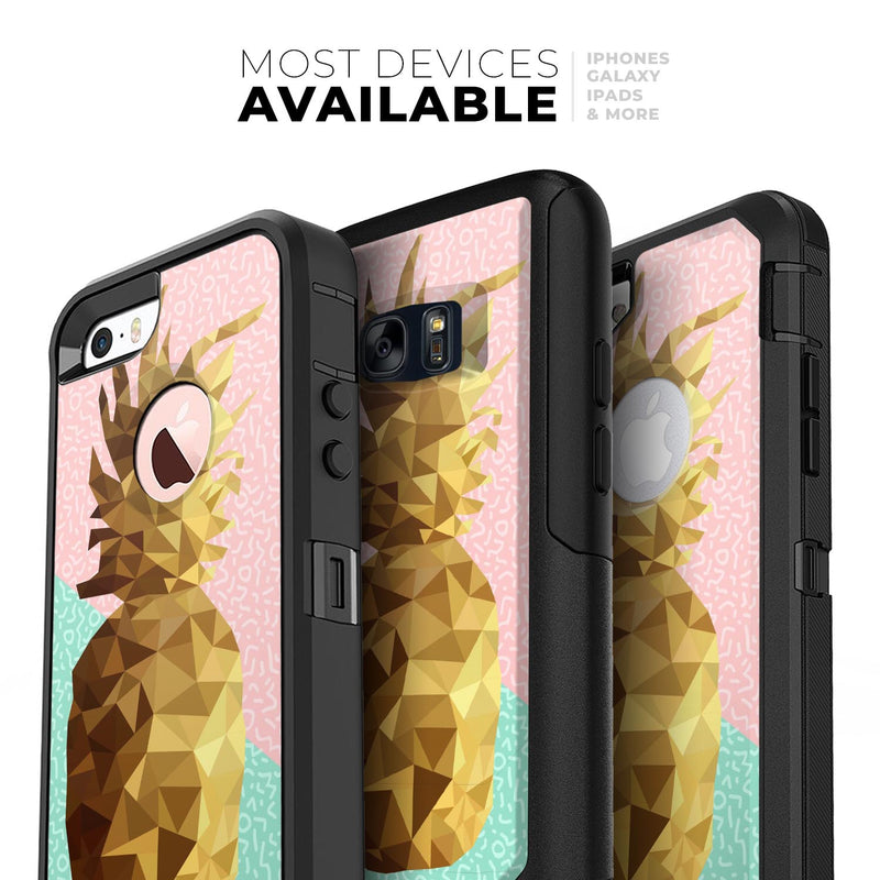 Geometric Summer Pineapple v1 - Skin Kit for the iPhone OtterBox Cases
