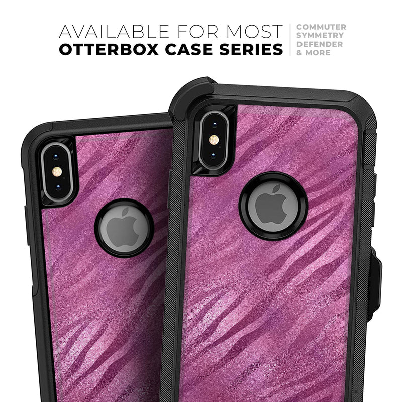Glamorous Pink Toned Zebra - Skin Kit for the iPhone OtterBox Cases