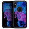 Glowing Pink and Blue CloudSwirl - Skin Kit for the iPhone OtterBox Cases