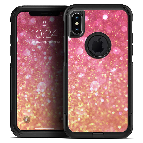 Glowing Pink and Gold Orbs of Light - Skin Kit for the iPhone OtterBox Cases