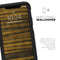Gold Standard ZebraWood - Skin Kit for the iPhone OtterBox Cases