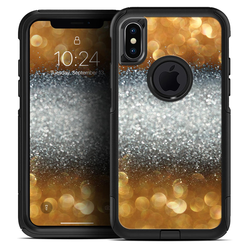 Gold and Silver Unfocused Orbs of Glowing Light - Skin Kit for the iPhone OtterBox Cases