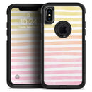 Gold to Pink WaterColor Ombre Stripes - Skin Kit for the iPhone OtterBox Cases