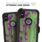 Green Metal with Purple Rust - Skin Kit for the iPhone OtterBox Cases