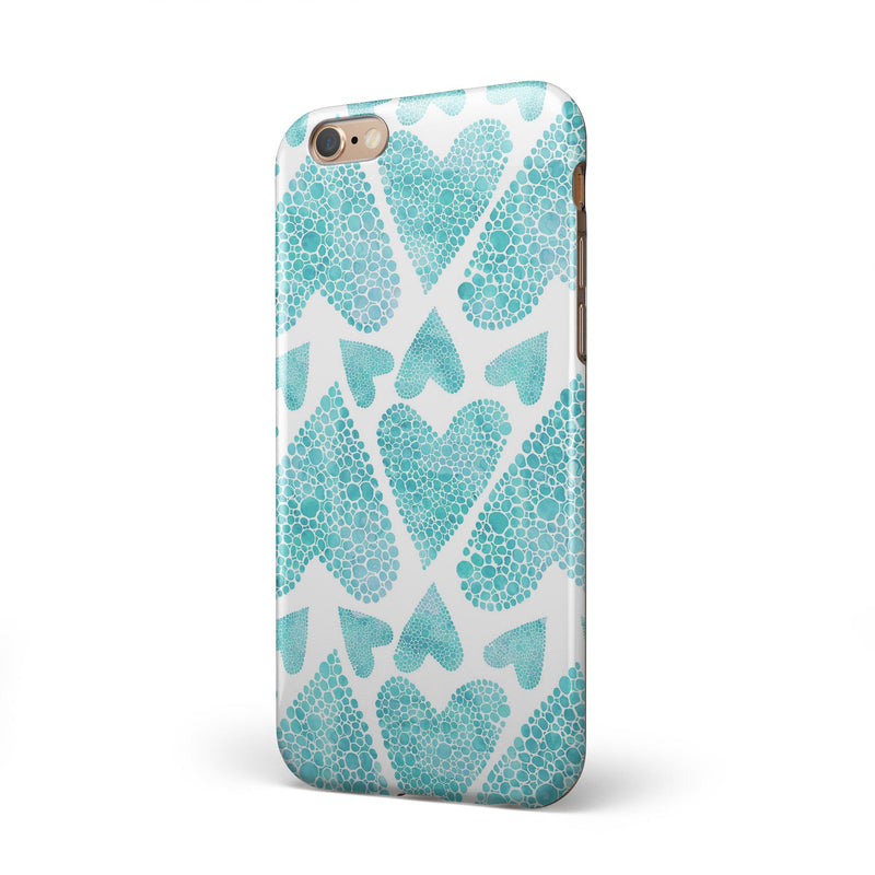 Green_Watercolor_Hearts_Pattern_-_iPhone_6s_-_Gold_-_Clear_Rubber_-_Hybrid_Case_-_Shopify_-_V1.jpg