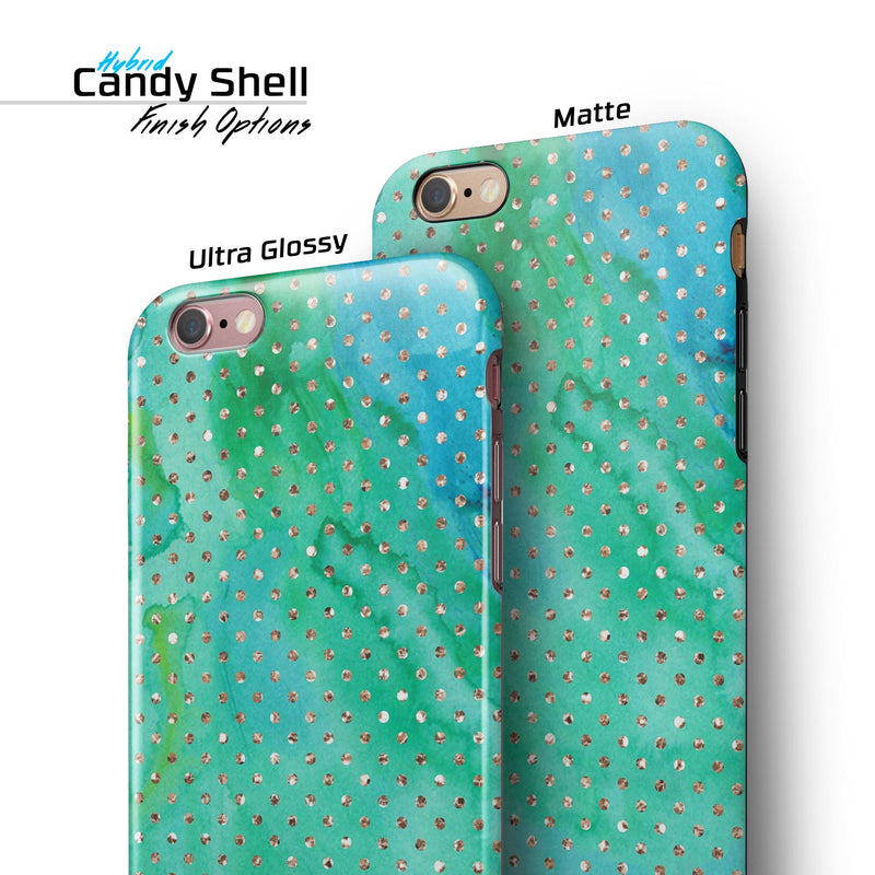 Green_and_Gold_Watercolor_Polka_Dots_-_iPhone_6s_-_Matte_and_Glossy_Options_-_Hybrid_Case_-_Shopify_-_V8.jpg