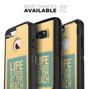 Grungy Life Is Good At The Beach - Skin Kit for the iPhone OtterBox Cases