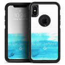 Hello Summer Blue Watercolor Anchor V2 - Skin Kit for the iPhone OtterBox Cases