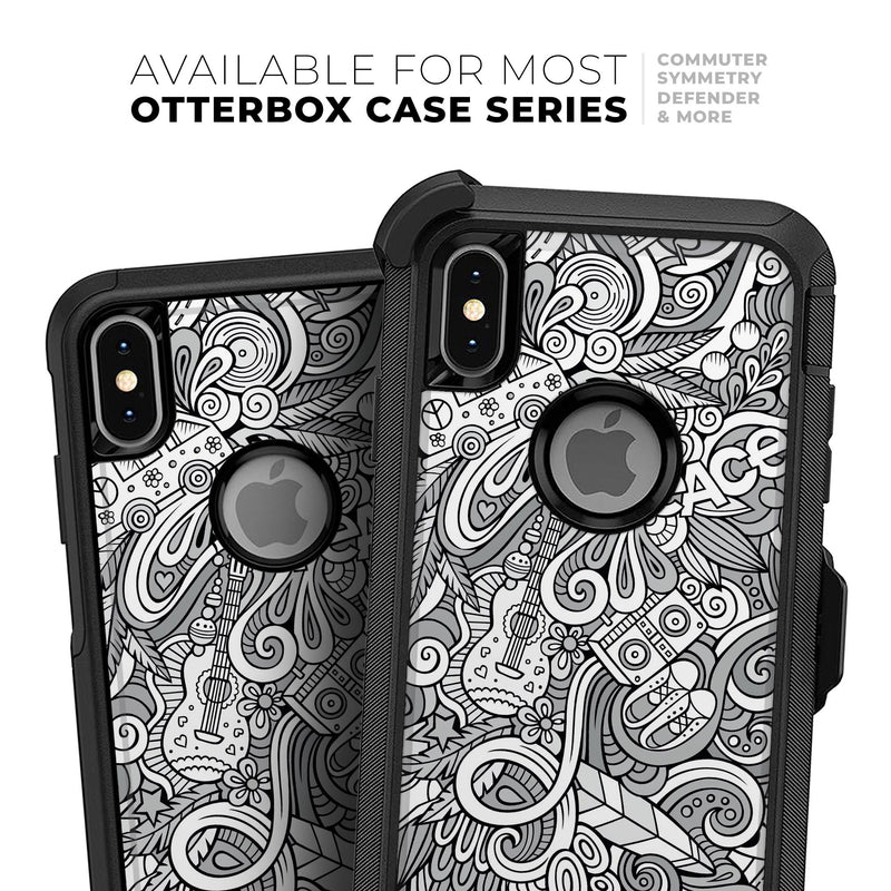 Hippie Dippie Doodles - Skin Kit for the iPhone OtterBox Cases