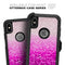 Hot Pink & Silver Glimmer Fade - Skin Kit for the iPhone OtterBox Cases