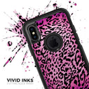 Hot Pink Cheetah Animal Print - Skin Kit for the iPhone OtterBox Cases