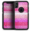 Hot Pink Striped Cheetah Print - Skin Kit for the iPhone OtterBox Cases